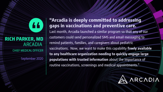 Rich Parker MD on why Arcadia is making Outreach available to non-customers at no cost