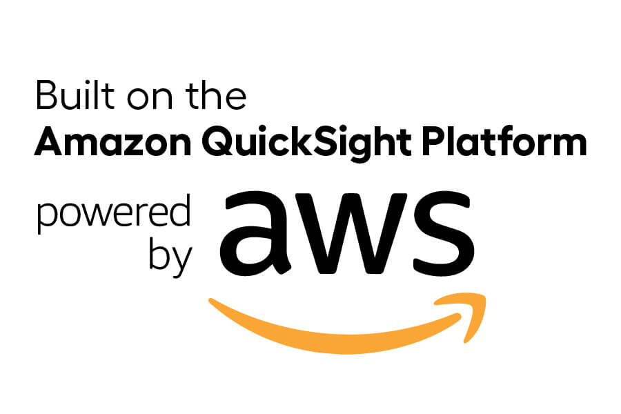 Built on the Amazon Quick Sight Platform powered by AWS