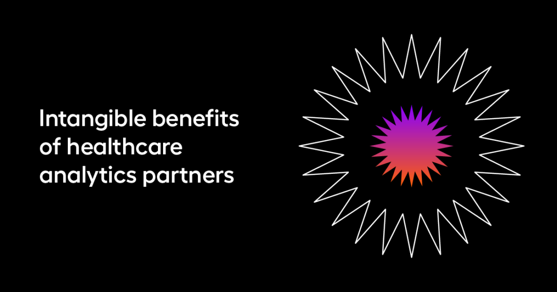 Intangible benefits of healthcare analytics partners